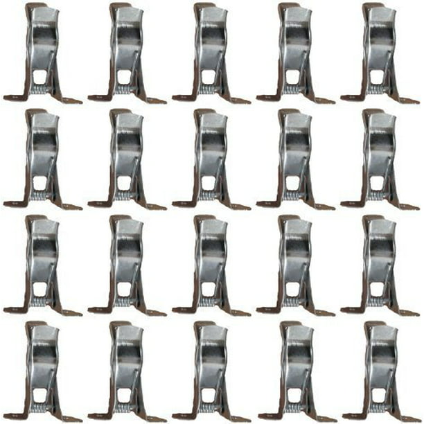 20 Pcs Metal Gaint Spring Grip Clamp Tool Hanger Brooms and Mops Wall Orgainzer